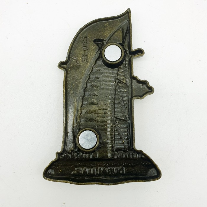 3D LOGAM Souvenir Negara magnet Kulkas Tempelan UAE Dubai Burj al-Arab - Image 2