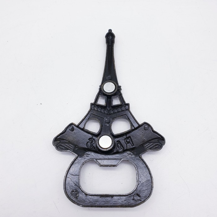 3D LOGAM Souvenir Negara magnet Kulkas Tempelan Paris Eiffel bottle op - Image 3