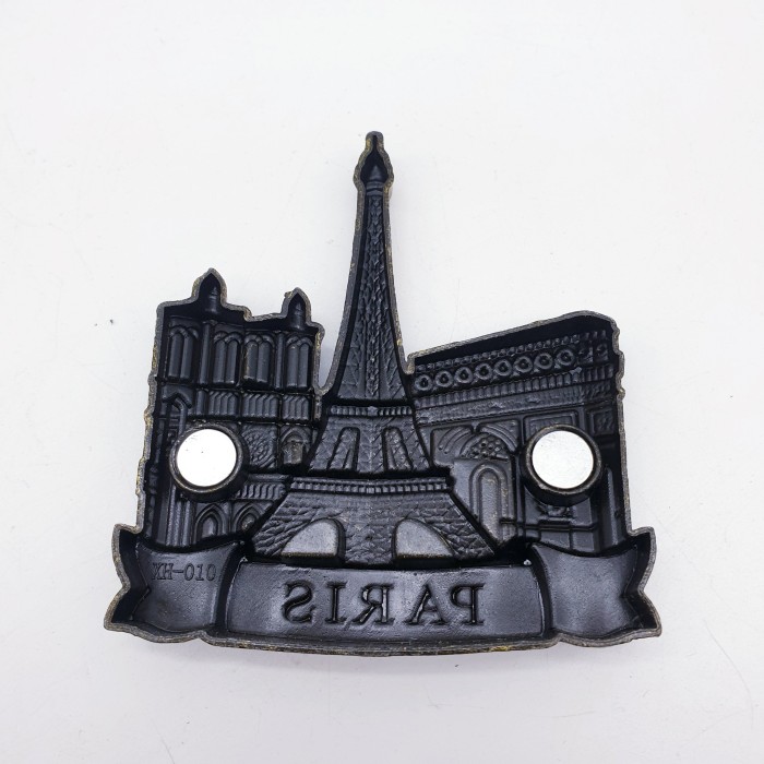 3D LOGAM Souvenir Negara magnet Kulkas Tempelan Paris big Eiffel Tower - Image 2