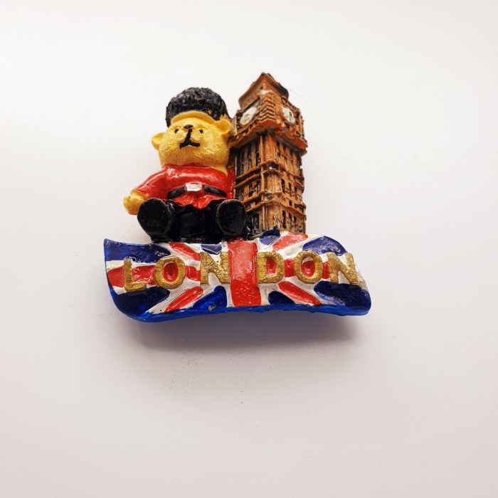 3D Fiber Souvenir Magnet Negara magnet Kulkas Tempelan kulkas LONDON37 - Image 4