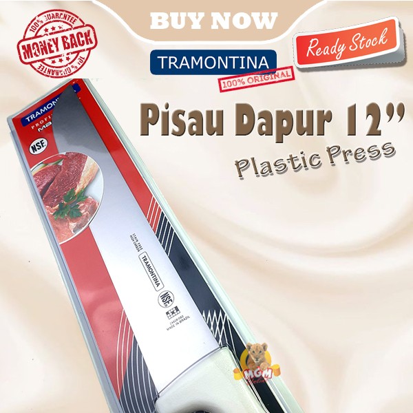 Made in Brazil Tramontina Chef Knife 12in Pisau Dapur NSF 30CM PRESS - Image 4