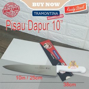 Made in Brazil Tramontina Chef Knife 10in Pisau Dapur 25CM PROF MASTER