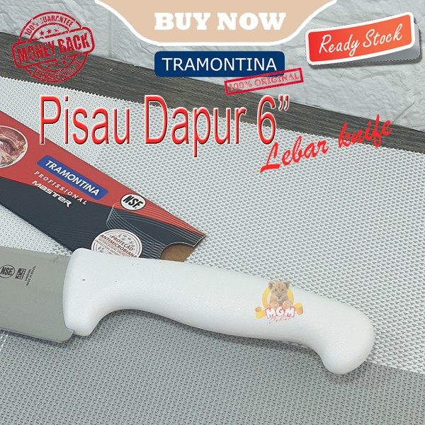 Made in Brazil Tramontina Chef Knife 6in Pisau Dapur 15CM PROF Master - Image 3