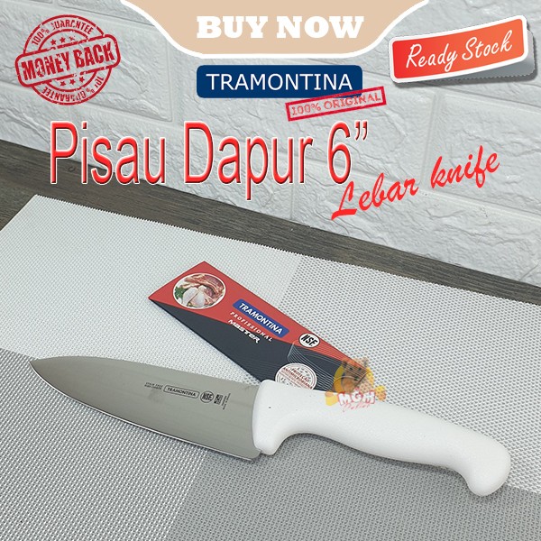 Made in Brazil Tramontina Chef Knife 6in Pisau Dapur 15CM PROF Master - Image 2