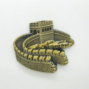 3D LOGAM Souvenir Negara magnet Kulkas Tempelan China Great wall