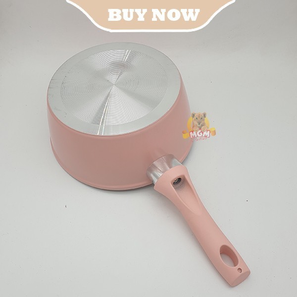 Panci teflon Marble 16cm Panci susu Sauce Pot Mini Anti Lengket - Image 3