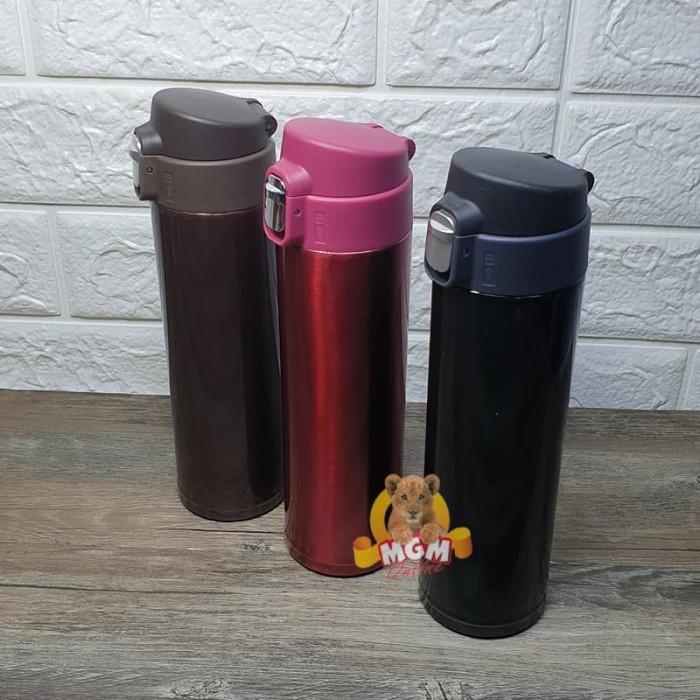 Termos air vaccum warna 500ml dengan LOCK - Termos Warna Vaccum - Image 2