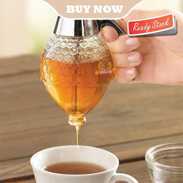 Honey Dispenser madu praktis tanpa tumpah Bahan Akrylic 250ml - Image 2