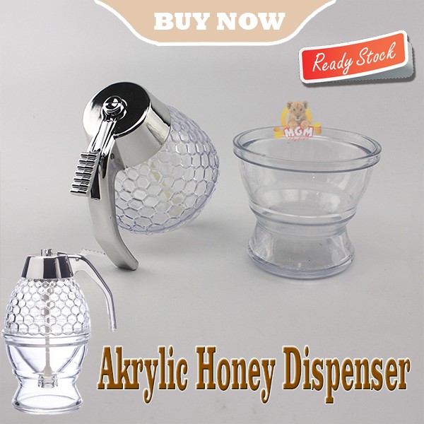 Honey Dispenser madu praktis tanpa tumpah Bahan Akrylic 250ml - Image 5
