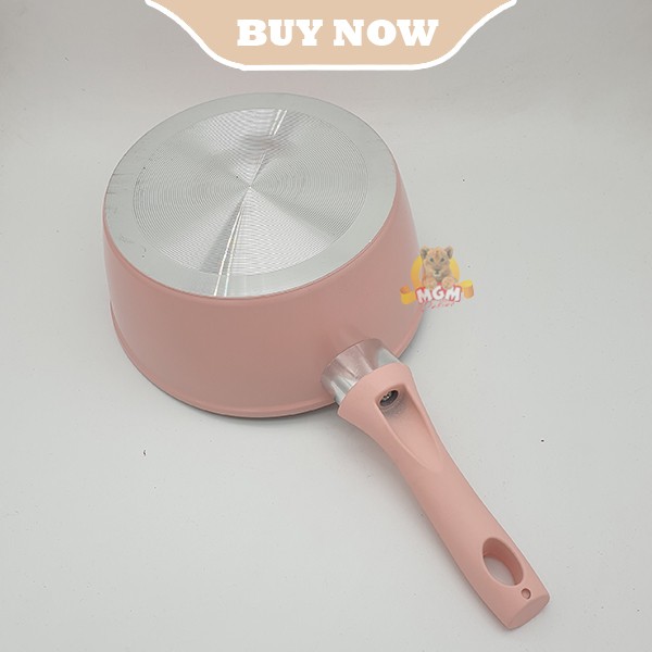 Panci teflon Marble 12cm Panci susu Sauce Pot Mini Anti Lengket - Image 3