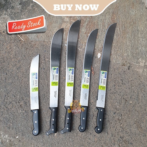 Made in Brazil HITAM Tramontina parang 30cm Bush Machete 12in Flat - Image 4