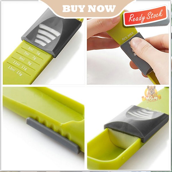 Sendok Takar Geser Sliding Measuring Spoon praktis takaran unik - Image 3