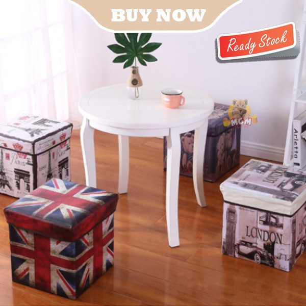 Vintage Storage Box tempat Penyimpanan Barang Serbaguna 30x30cm - Image 5