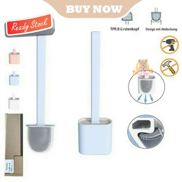 Sikat WC Toilet bahan Silicone Fleksibel Brush Flexible AWET Tahan - Image 3