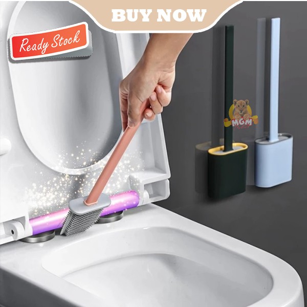 Sikat WC Toilet bahan Silicone Fleksibel Brush Flexible AWET Tahan - Image 4