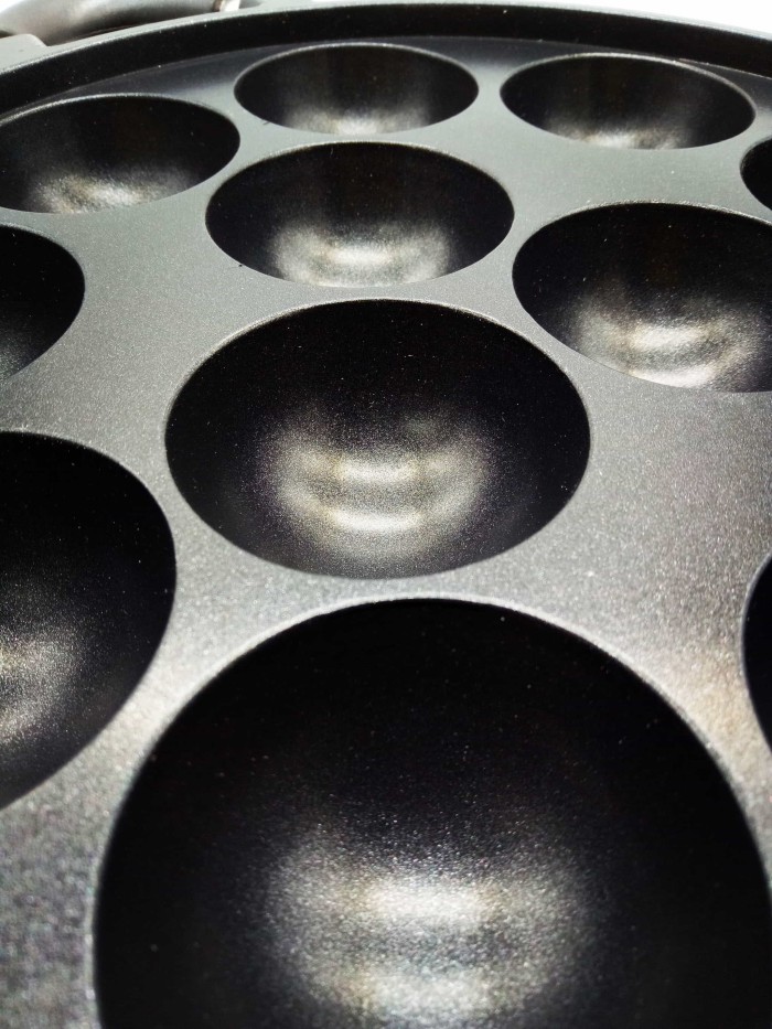 Takoyaki 12 Lubang Teflon Tanpa Tutup Cetakan Kue Basah Medium - Image 4