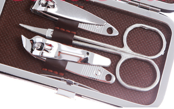 Manicure Pedicure Set Isi 6 Pcs - peralatan gunting kuku meni pedi - Image 2