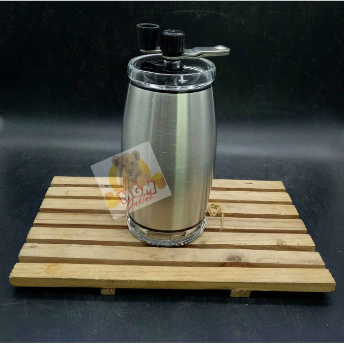 Gentong Coffee grinder Stainless PORTABLE 16CM / Gilingan Kopi 2543 - Image 2