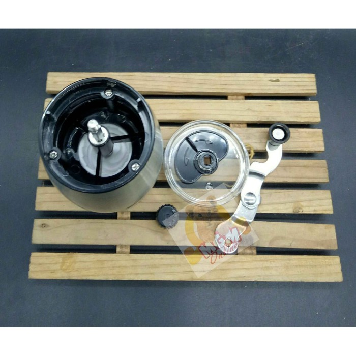 Gentong Coffee grinder Stainless PORTABLE 16CM / Gilingan Kopi 2543 - Image 4