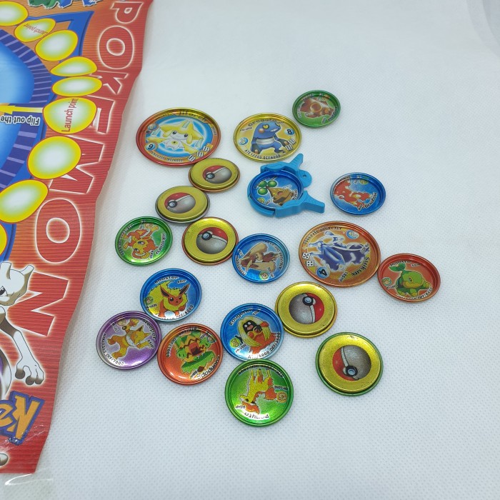Koin pokemon Super Big Round Card Tajos Pokemon set with Arena - Image 3