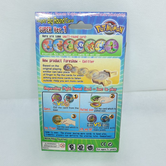 Koin pokemon Super Big Round Card Tajos Pokemon set with Arena - Image 5