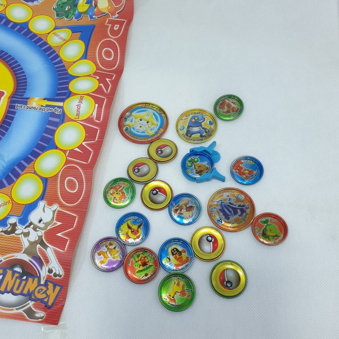 Koin pokemon Super Big Round Card Tajos Pokemon set with Arena - Image 2