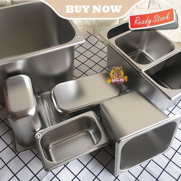 TUTUP Food pan prasmanan Stainless ukuran 2/4 Gastronorm Cover - Image 5