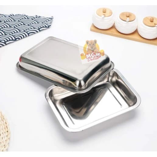 60x40 Baking tray Stainless nampan makanan tempat saji makanan - Image 5