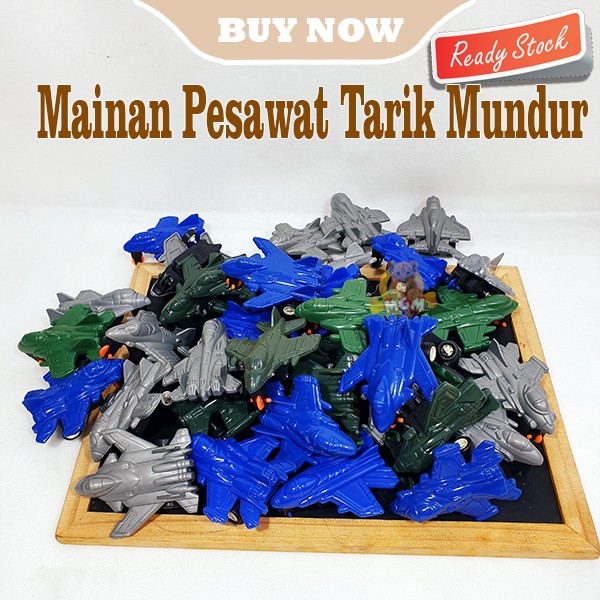 Mainan pesawat jet tempur tarik mundur Fighter JET - Image 4