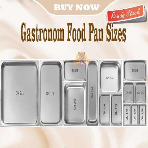 TUTUP Food pan prasmanan Stainless ukuran 2/4 Gastronorm Cover - Image 3