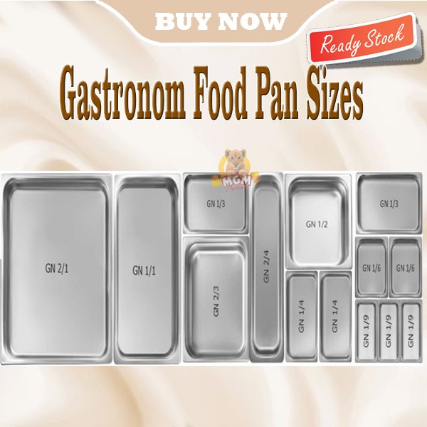 Food pan prasmanan Stainless ukuran 2/4 tinggi 6.5CM Gastronorm - Image 3