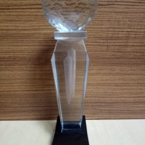 P46 Plakat kristal / Trophy Crystal kaca / Piala Golf / Piala Dunia