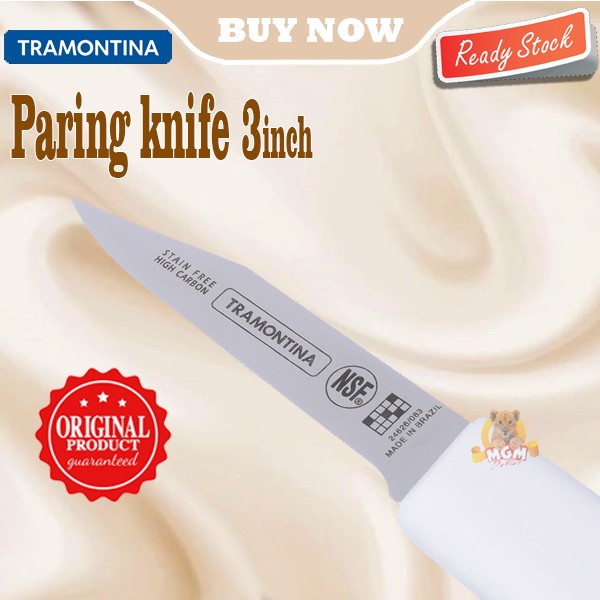 Made in Brazil Tramontina Pairing Knife 3in Sayur Pisau buah master - Image 2