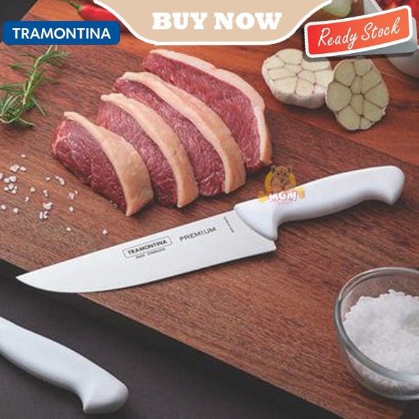 Made in Brazil PREMIUM Tramontina Stainless Knife Pisau Dapur 8in - Image 4