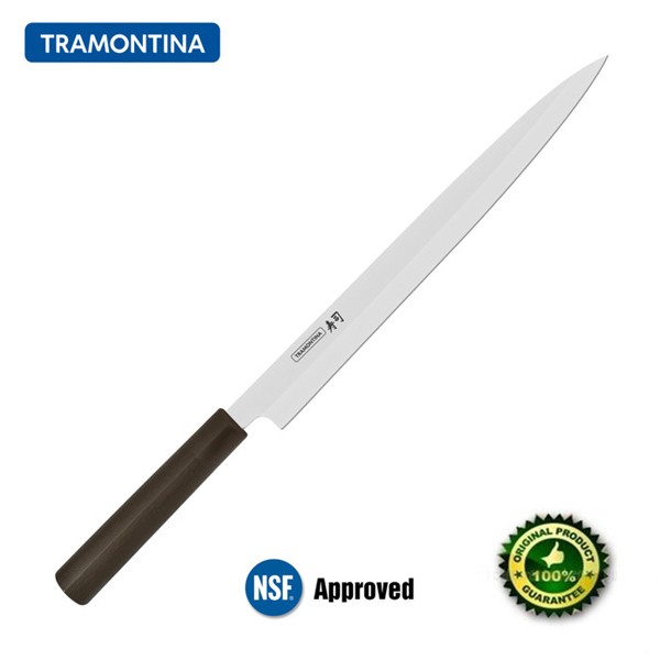 Tramontina Yanagiba 13in Silver pisau sushi line japan precision knife - Image 3