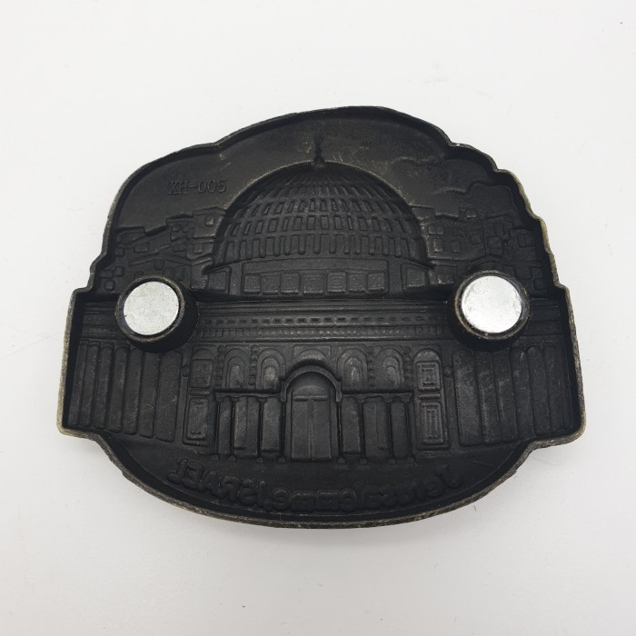 3D LOGAM Souvenir Negara magnet Kulkas Tempelan Jerusalem Israel - Image 2