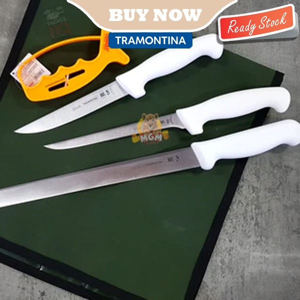 Made in Brazil Tramontina Boning Knife LURUS 7in Pisau tulang 19cm - Image 4