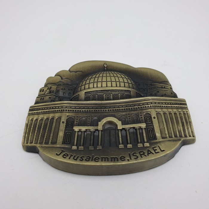 3D LOGAM Souvenir Negara magnet Kulkas Tempelan Jerusalem Israel - Image 5