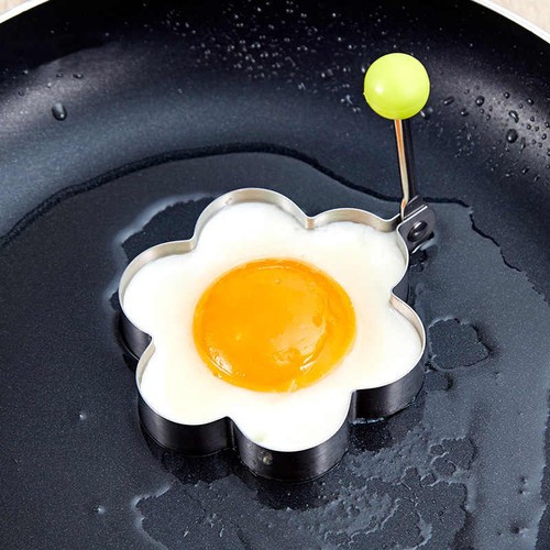 EGG Ring set2 Cetakan Telur dadar Mata Sapi Omelet Pancake Stainless - Image 2