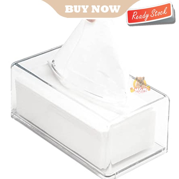 Tempat Tissue akrylic Tissue Holder Transparant Clear Tebal 16x12cm - Image 3