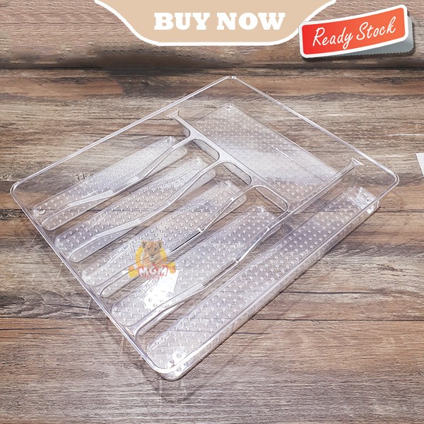 Clear SMACKERR Tempat Sendok laci Organiser Multifungsi 38x31x5 sekat6 - Image 3
