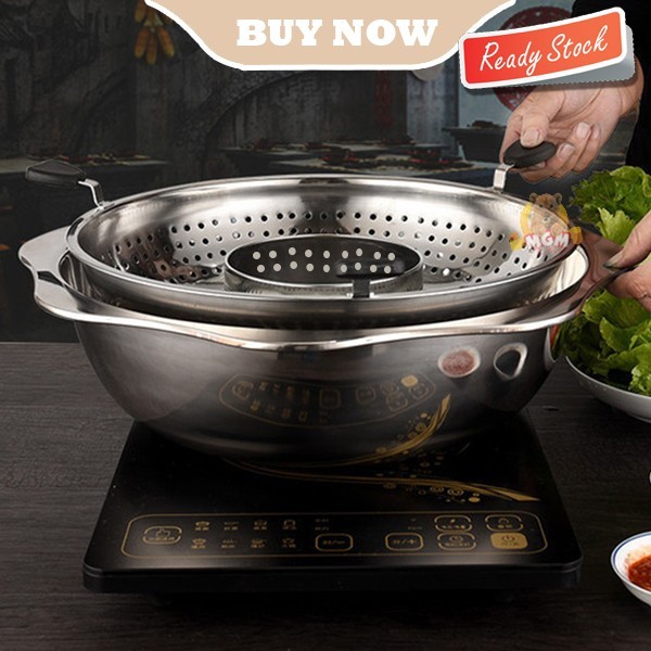 Panci Shabu Shabu automatis 34CM Suki Shabu2 putar praktis rotating - Image 5
