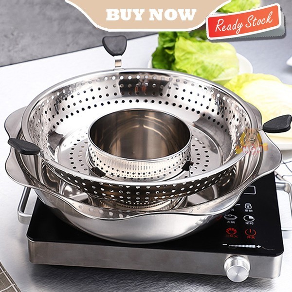 Panci Shabu Shabu automatis 34CM Suki Shabu2 putar praktis rotating - Image 3