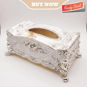 LUXURY Metal Klasik Tempat kotak tisu Tissue Box Classic Berat