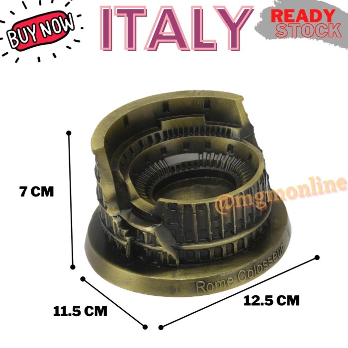 Souvenir Italy Rome Colosseum Oleh2 negara arena gladiator - Image 5