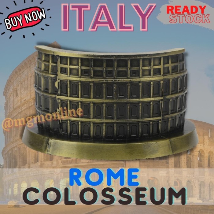 Souvenir Italy Rome Colosseum Oleh2 negara arena gladiator - Image 3