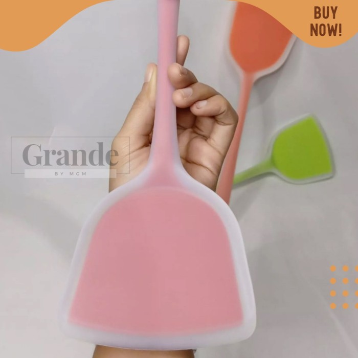 SODET silikon 33cm Silicone Sutil warna 13inch Tahan Panas utk teflon - Image 5