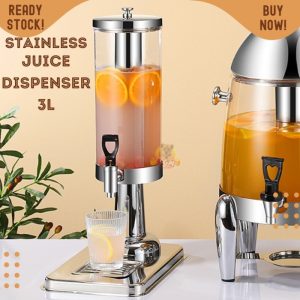 Hotel Juice Dispenser 3L Stainless dispenser tower single tank