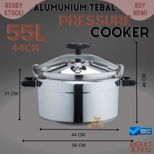 presto Alumunium 55L PREMIUM panci 44cm pressure cooker TEBAL di jamin