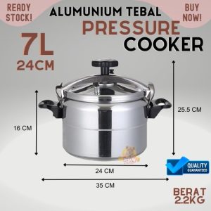 presto Alumunium 7L PREMIUM panci 24cm pressure cooker TEBAL di jamin